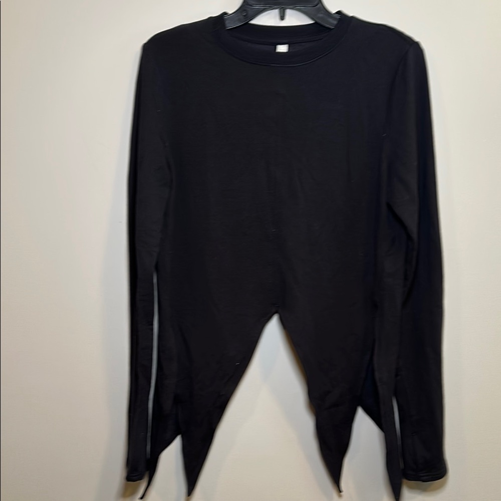 Athleta Black Long Sleeve Top